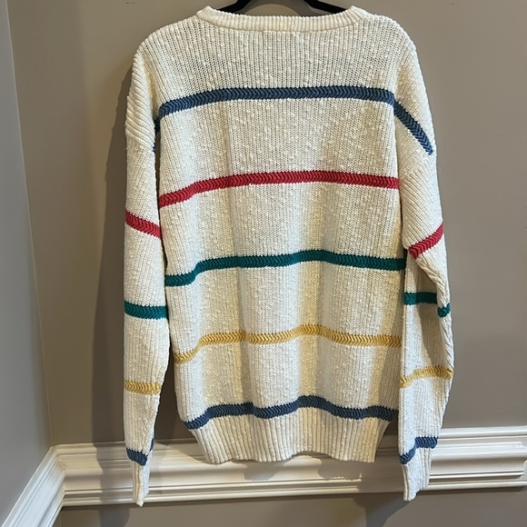 Gant Men’s Cotton Crewneck Striped Sweater Size Large - Picture 6 of 8
